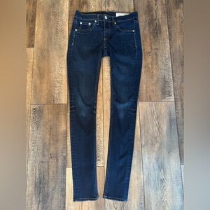 Rag & Bone Soft Harrow Skinny Jeans Dark Wash Size 25